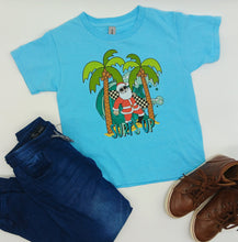 Load image into Gallery viewer, Surfer Santa Tee | Christmas | Toddler | Baby | Boy | Santa |