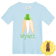 Load image into Gallery viewer, Carrot Trio with name Tee