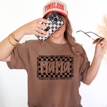 Load image into Gallery viewer, Checkered Mama Tee