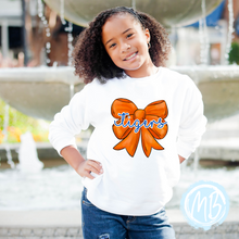 Load image into Gallery viewer, Spirit Bow Orange and Blue Tigers Sweatshirt