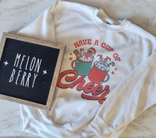 Load image into Gallery viewer, Cup of Cheer Tee | Christmas | Toddler | Baby | Girl | Santa |