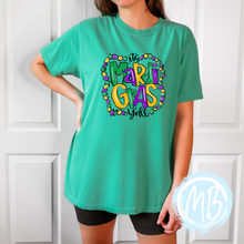 Load image into Gallery viewer, Mardi Gras Y'all Youth & Adult Tee