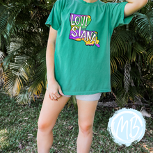 Load image into Gallery viewer, Louisiana Mardi Gras Youth & Adult Tee