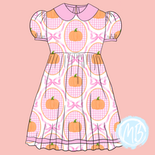 Load image into Gallery viewer, Preppy Pumpkin Collard Dress-PREORDER