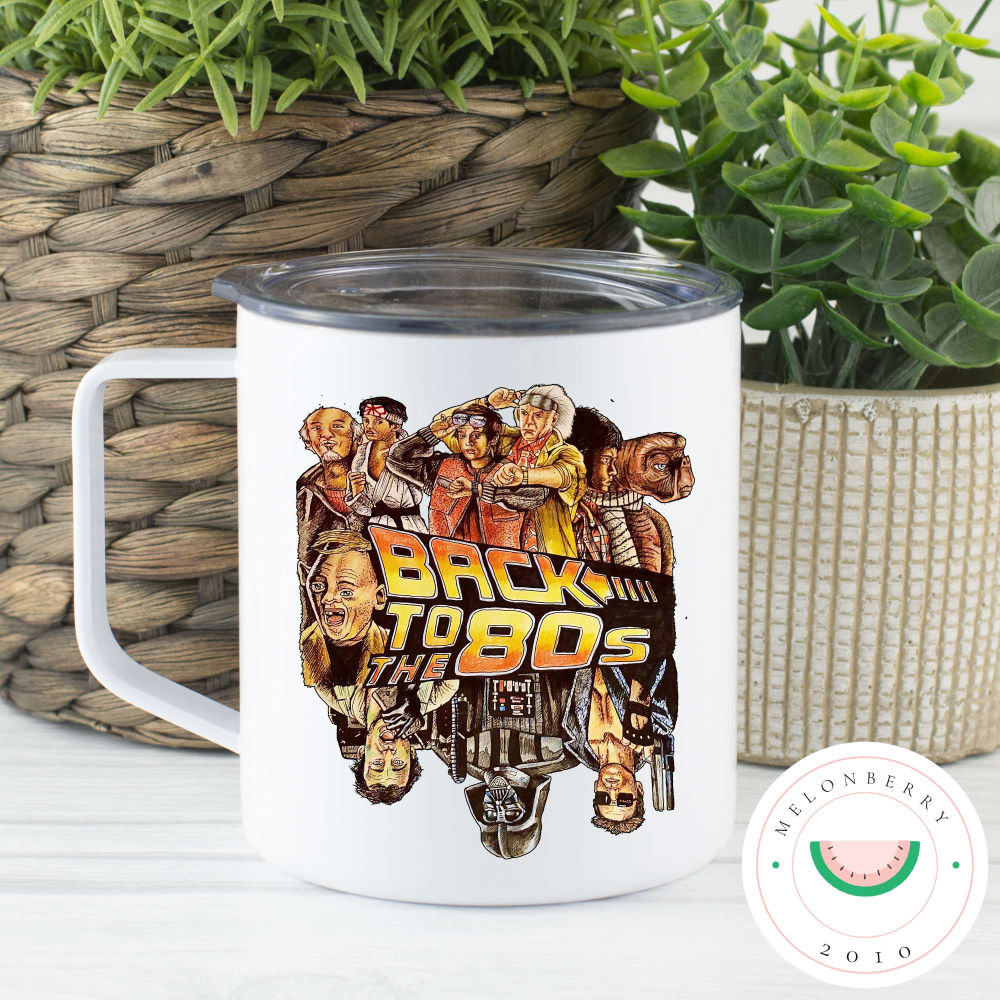 Coffee mug and Slim can cooler mug –