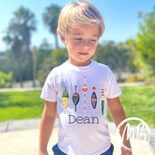 Load image into Gallery viewer, Fishing Lures w/name Tee