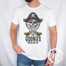 Load image into Gallery viewer, Never Say Die Tee | Women's Tee | Men's Tee | Youth Tee | Toddler Tee | 80s Movies |