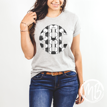 Load image into Gallery viewer, Soccer Monogram Tee | Monogram | Women's Tee | Youth Tee |