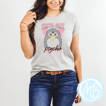 Load image into Gallery viewer, Cute but Psycho Tee | Women's Tee | Men's Tee | Youth Tee | Toddler Tee | 90s Toy |