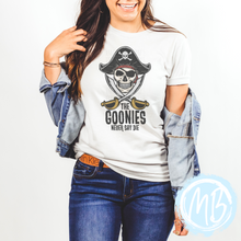 Load image into Gallery viewer, Never Say Die Tee | Women's Tee | Men's Tee | Youth Tee | Toddler Tee | 80s Movies |