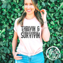 Load image into Gallery viewer, Halfway Surviving Tank or Tee | Mental Health | Self Love | Awareness |