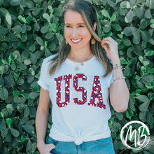 Load image into Gallery viewer, Leopard USA Tee or Sweatshirt