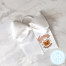 Load image into Gallery viewer, Howdy Pumpkin Bow