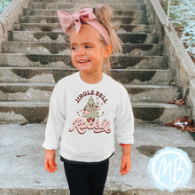 Load image into Gallery viewer, Jingle Bell Rockin' Sweatshirt | Christmas | Toddler | Baby | Girl | Santa |
