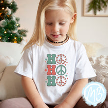 Load image into Gallery viewer, Ho Ho Ho Tee | Christmas | Toddler | Baby | Girl | Santa |
