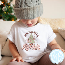 Load image into Gallery viewer, Jingle Bells Tee | Christmas | Toddler | Baby | Girl | Santa |