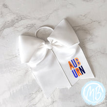 Load image into Gallery viewer, Auburn Block Bow