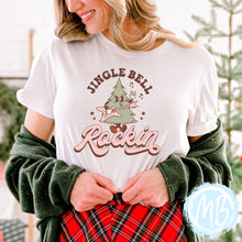 Load image into Gallery viewer, Jingle Bells Tee | Women | Christmas | Santa | Adult |