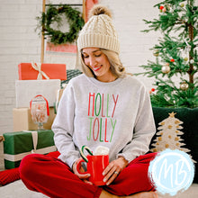 Load image into Gallery viewer, Holly Jolly Sweatshirt | Women | Christmas | Santa |