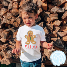 Load image into Gallery viewer, Gingerbread Tee | Christmas | Baby | Boy | Santa |