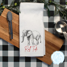 Load image into Gallery viewer, Alabama Elephant Tea Towel