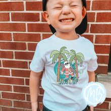 Load image into Gallery viewer, Surfer Santa Tee | Christmas | Toddler | Baby | Boy | Santa |