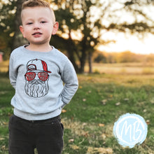 Load image into Gallery viewer, Cool Santa Sweatshirt | Christmas | Toddler | Baby | Boy | Santa |