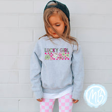 Load image into Gallery viewer, Lucky Girl Toddler & Youth Sweatshirt