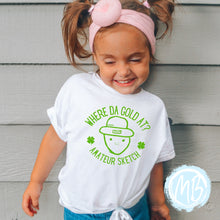 Load image into Gallery viewer, Where Da Gold At Toddler & Youth Tee