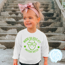 Load image into Gallery viewer, Where Da Gold At Toddler & Youth Sweatshirt