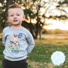 Load image into Gallery viewer, Farm Friends Toddler & Youth Sweatshirt