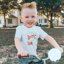 Load image into Gallery viewer, Heart Plane Toddler & Youth Tee