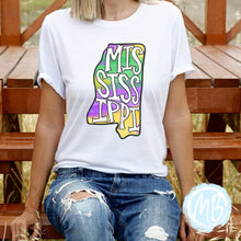 Load image into Gallery viewer, Mississippi Mardi Gras Youth & Adult Tee