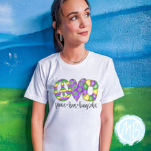 Load image into Gallery viewer, Peace Love Kingcake Youth & Adult Tee