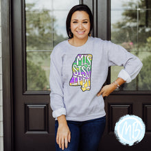 Load image into Gallery viewer, Mississippi Mardi Gras Youth & Adult Sweatshirt