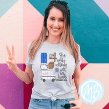 Load image into Gallery viewer, Postal Works Willingly Tee | Profession | Mail | Women's Tee | Short Sleeve |