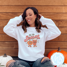 Load image into Gallery viewer, Tis the Season Pumpkin Spice Adult Sweatshirt