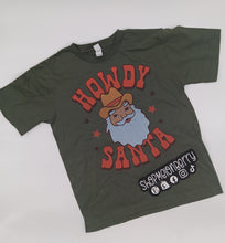 Load image into Gallery viewer, Howdy Santa Tee or Sweatshirt
