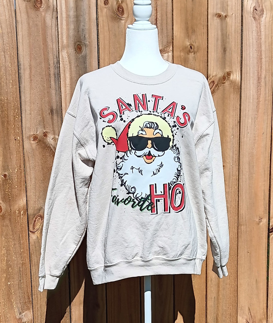 Santa's Favorite Ho Sweatshirt - Large