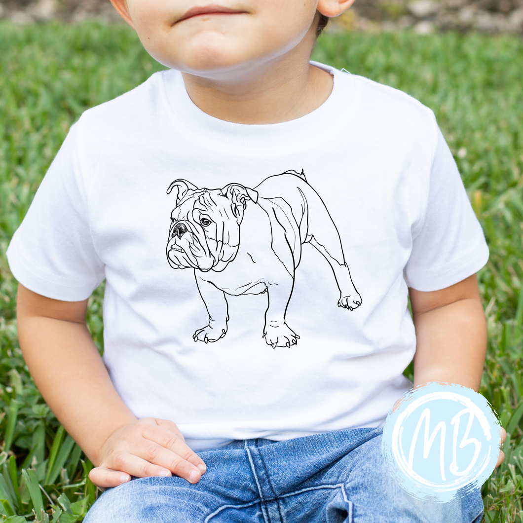 Bull Dog Tee or Sweatshirt