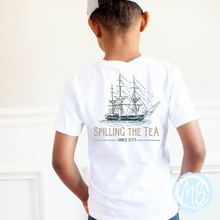 Load image into Gallery viewer, Spilling the Tea Tee | USA | Summer | 4th of July |
