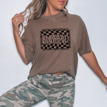 Load image into Gallery viewer, Checkered Blessed Tee
