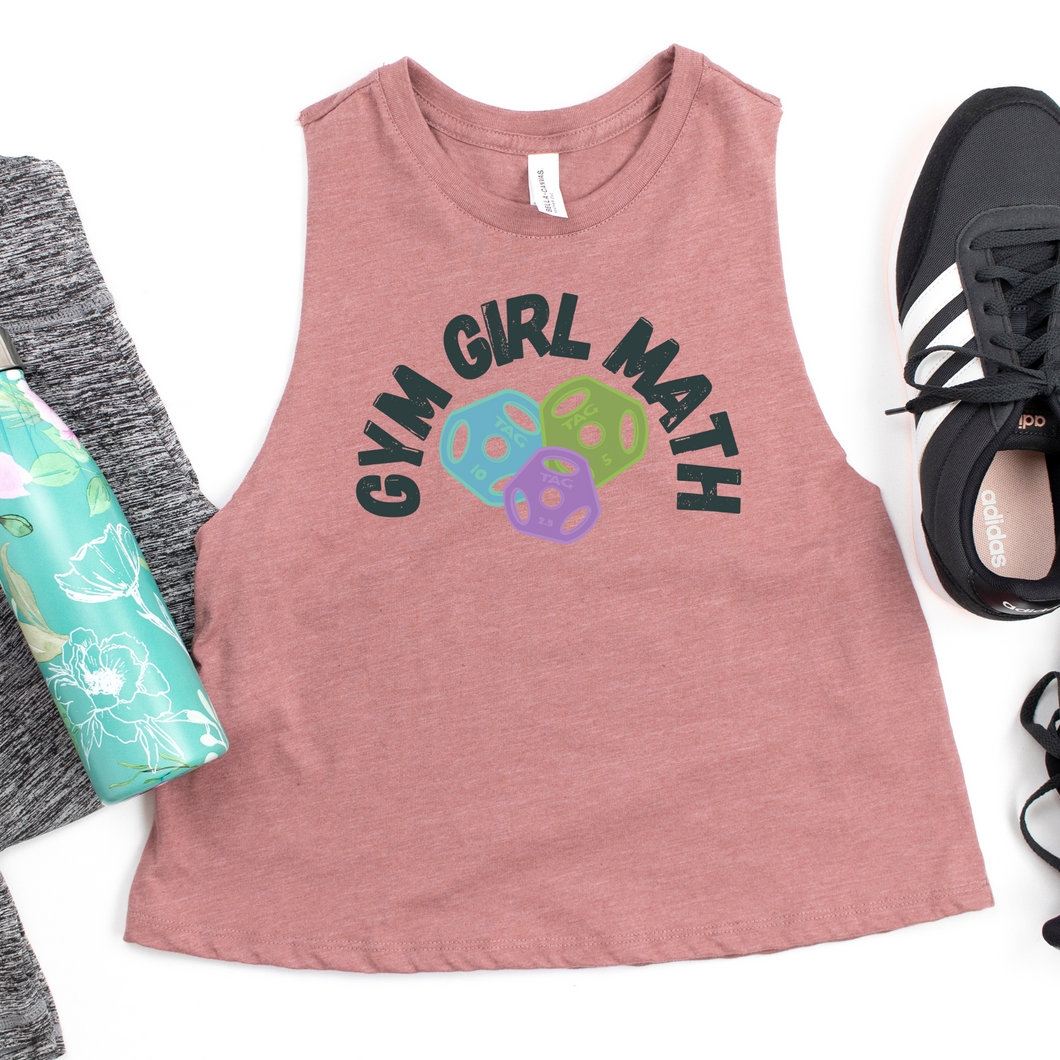 Gym Girl Math Crop Top