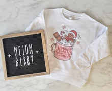 Load image into Gallery viewer, Merry &amp; Bright Tee | Christmas | Toddler | Baby | Girl | Santa |

