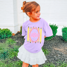 Load image into Gallery viewer, Pencil Frame Monogram Tee
