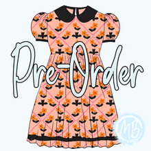 Load image into Gallery viewer, Pretty Bat Collard Dress-PREORDER
