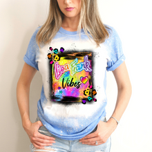 Load image into Gallery viewer, Lisa Frank Vibes Bleached Tee | Adult Tee | Youth Tee | Toddler Tee | 90&#39;s |

