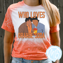 Load image into Gallery viewer, Orange Soda Bleached Tee | Adult Tee | Youth Tee | Toddler Tee | 90&#39;s Tv Show |
