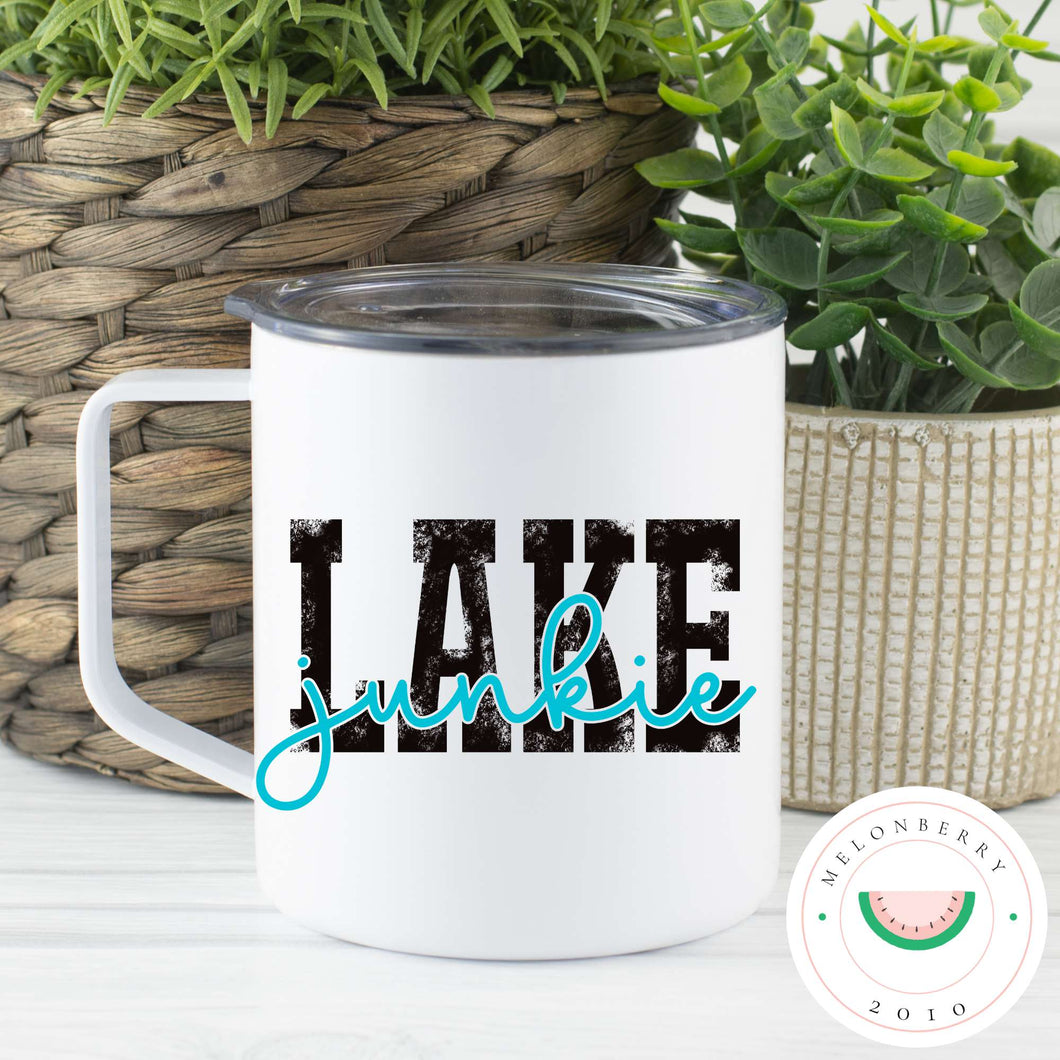 Lake Junkie Can Cooler, Tumbler or Travel Mug