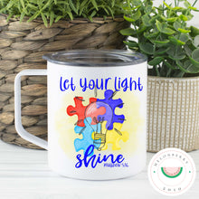 Load image into Gallery viewer, Let Your Light Shine Can Cooler, Tumbler or Travel Mug
